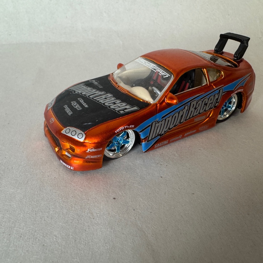 Jada Toys Toyota Supra 1/64 Scale Diecast Model Car - No. 10280-9 Notes